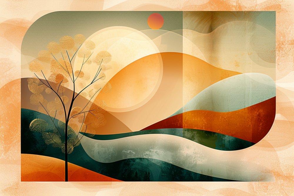 NeoNebulaArt's tweet image. Boho Abstract

#bohoart #bauhausart #aiart #aiartist #abstractart #landscape