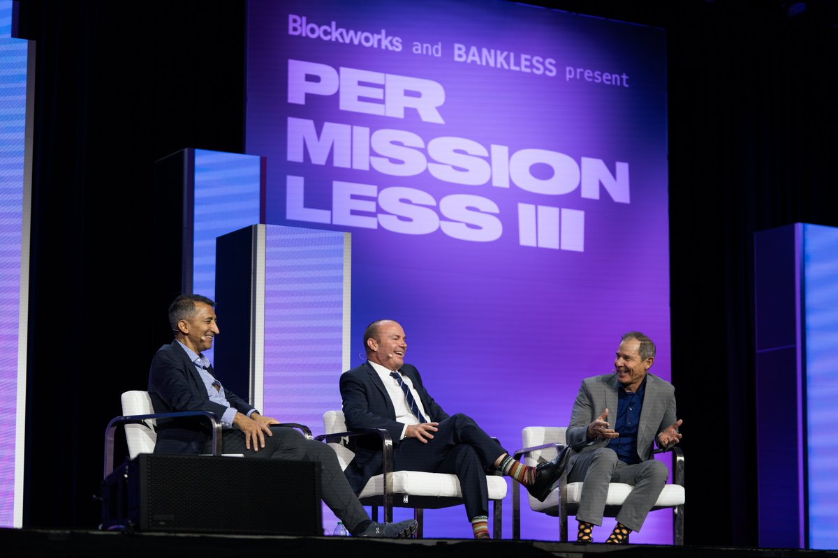 Had an outstanding time at the @permissionless conference in Salt Lake City  with @RepJohnCurtis discussing the future of crypto, saving the 4th  Amendment, and keeping the government out of our bank accounts.