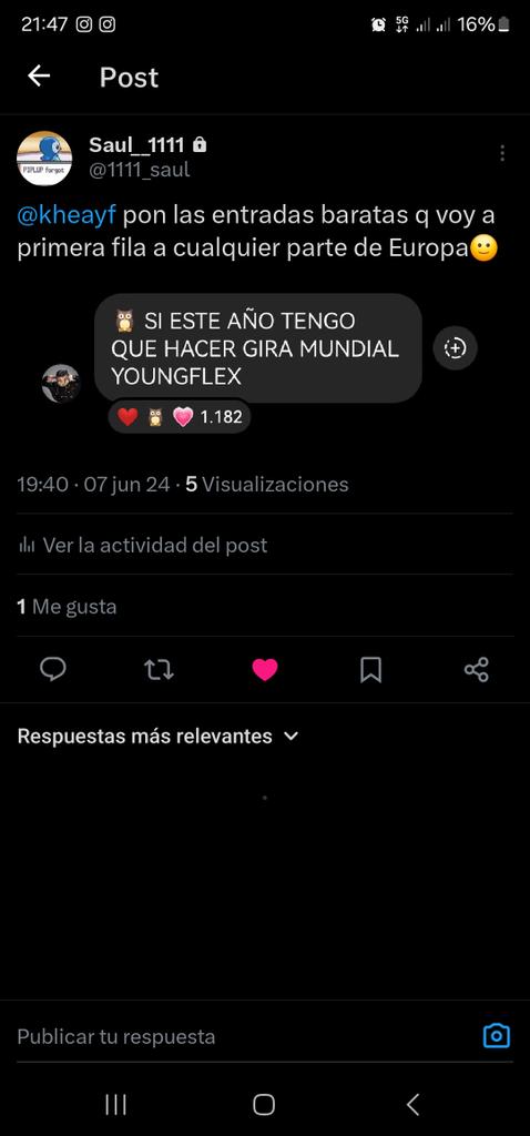 1111_saul's tweet photo. @kheayf Contrata seguridad porque el 8 de Noviembre voy a por ti y llevo mucho tiempo esperandote más te vale cantarme Aquí sigo remix🙂 https://t.co/axYzcWbatf