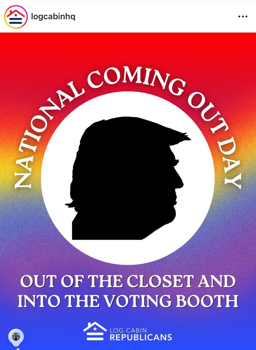andresoriano's tweet photo. On National Coming Out Day, we're not just coming out for who we are-but for what we believe in. Today, we come out in support of Donald J. Trump, a leader who stands for freedom, equality, and prosperity. #trump2024 #logcabinhq #noh8 #loveislove #trumppride #usa โค๏ธ๐บ๐ธ https://t.co/hyOhG5P3le