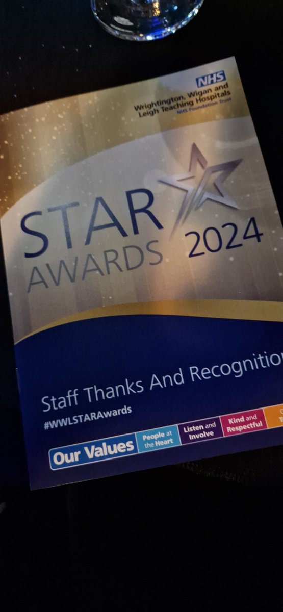 So proud to be part of a team that has been nominated for non clinical/corporate team of the year #ProfessionaleducationteamWWL