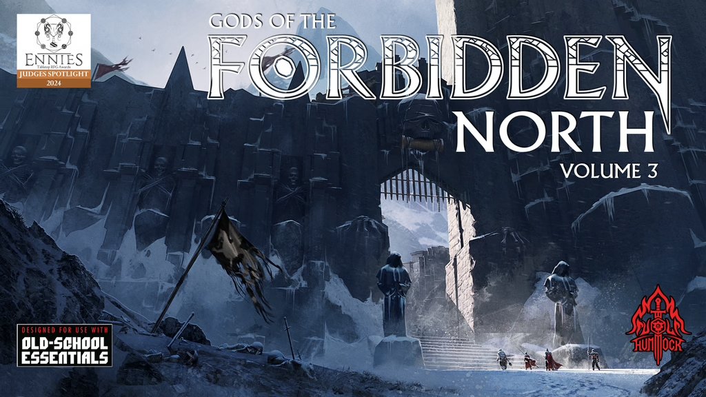 The Kickstarter pre-launch page for "Gods of the Forbidden North Trilogy" (Volume 3) is up! Click on the button &amp; STAY NOTIFIED! #OldSchoolEssentials #OSR #DnD #Kickstarter #megadungeon 
kickstarter.com/projects/pulph…