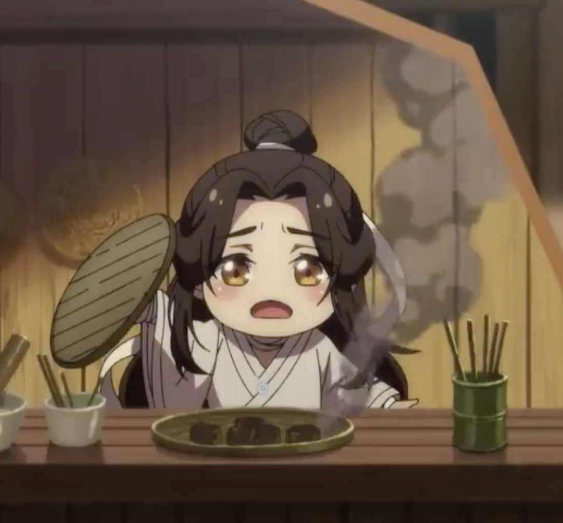 Fereael's tweet photo. Good Morning to Xie Lian's adorable cooking chaos🤣🤣 https://t.co/NZi82hjK4v