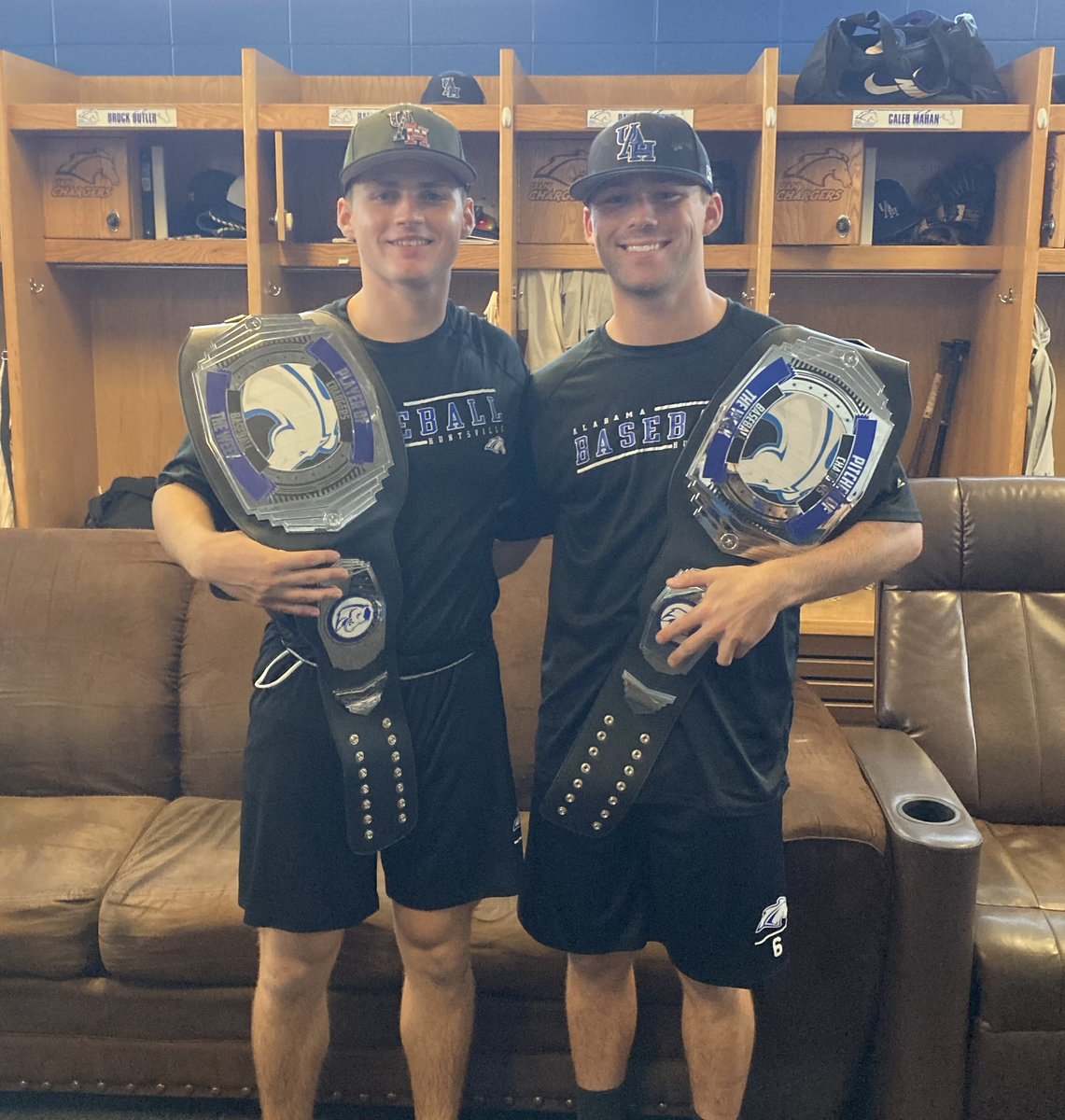 UAH Baseball (@uah_bsb) on Twitter photo Another great week of TEAM practice! Congratulations to our player and pitcher of the week!
Position player of the week:
Luke Songy <a href="/lsongy_99/">Luke Songy</a>
5 hits, HR, 2B, 60% QUAB
Pitcher of the week:
Jacob Peters <a href="/JacobPeters_3/">Jacob Peters</a>
2.2 inn, 0 ER, 4 K, 0 BB Another great week of TEAM practice! Congratulations to our player and pitcher of the week!
Position player of the week:
Luke Songy <a href="/lsongy_99/">Luke Songy</a>
5 hits, HR, 2B, 60% QUAB
Pitcher of the week:
Jacob Peters <a href="/JacobPeters_3/">Jacob Peters</a>
2.2 inn, 0 ER, 4 K, 0 BB