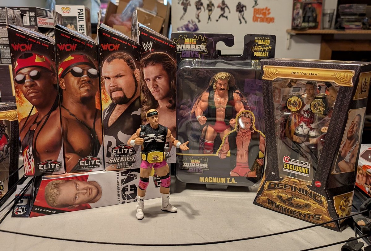 MeanDean_420's tweet photo. This is what it looks like when you #CollectMajor! 

🤼🤼🤼🤼🤼🤼🤼🤼🤼🤼🤼🤼🤼🤼🤼

#wwe #mattel #figlife #majorpbr #majorbendies #bigrubberguys #majorpod #wrestling #wrestlingfigures #smackdown #wweraw #elitecollection #elitesquad #wrestlinglegends #mondaynightwars #wwemattel https://t.co/YQoXiwrD83