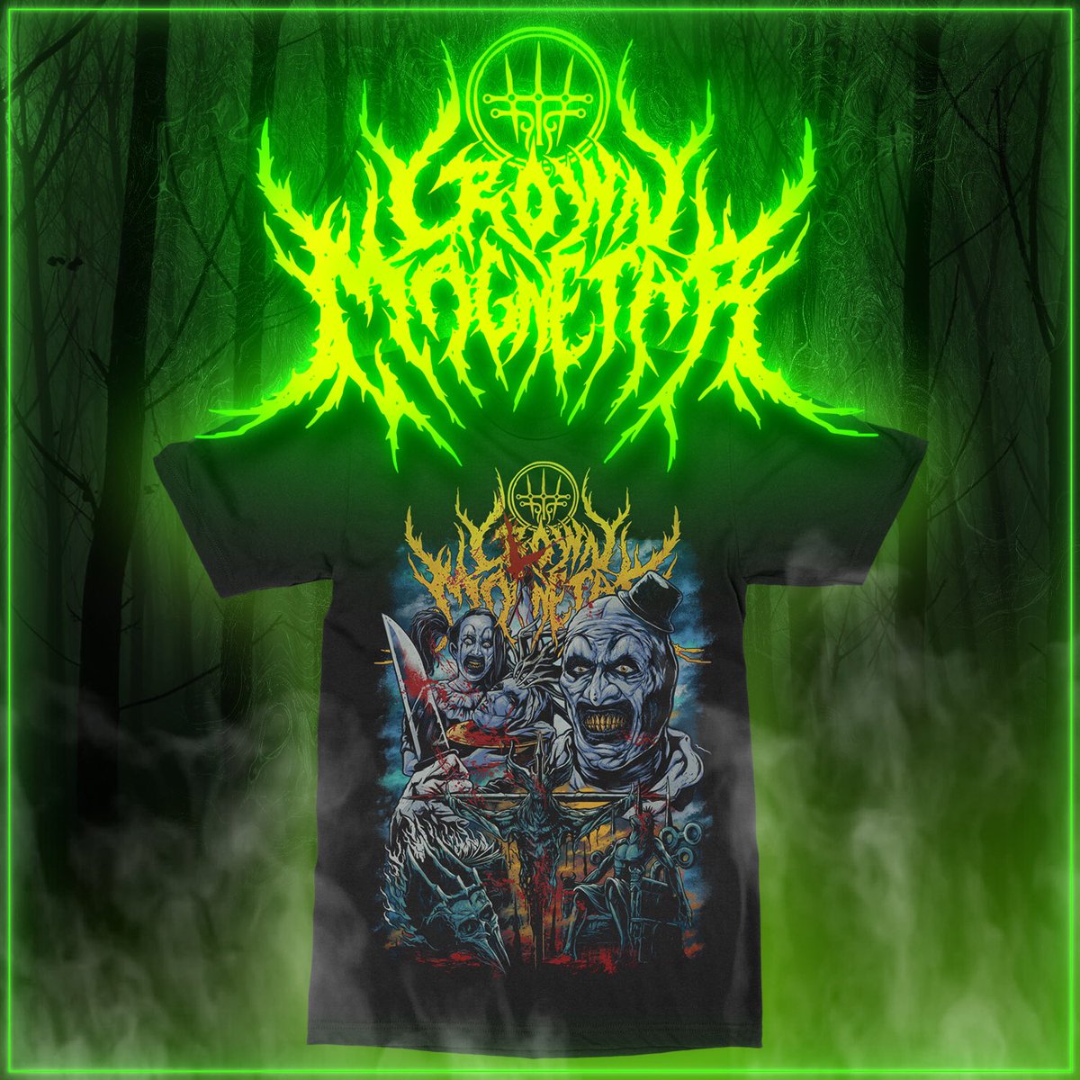 CROWN MAGNETAR (@crownmagnetar) on Twitter photo Head over to our <a href="/IndieMerchstore/">IndieMerchstore</a> and snag one of our CLOWN MAGNETAR Halloween T-shirts while you can! 🩸💀 Head over to our <a href="/IndieMerchstore/">IndieMerchstore</a> and snag one of our CLOWN MAGNETAR Halloween T-shirts while you can! 🩸💀