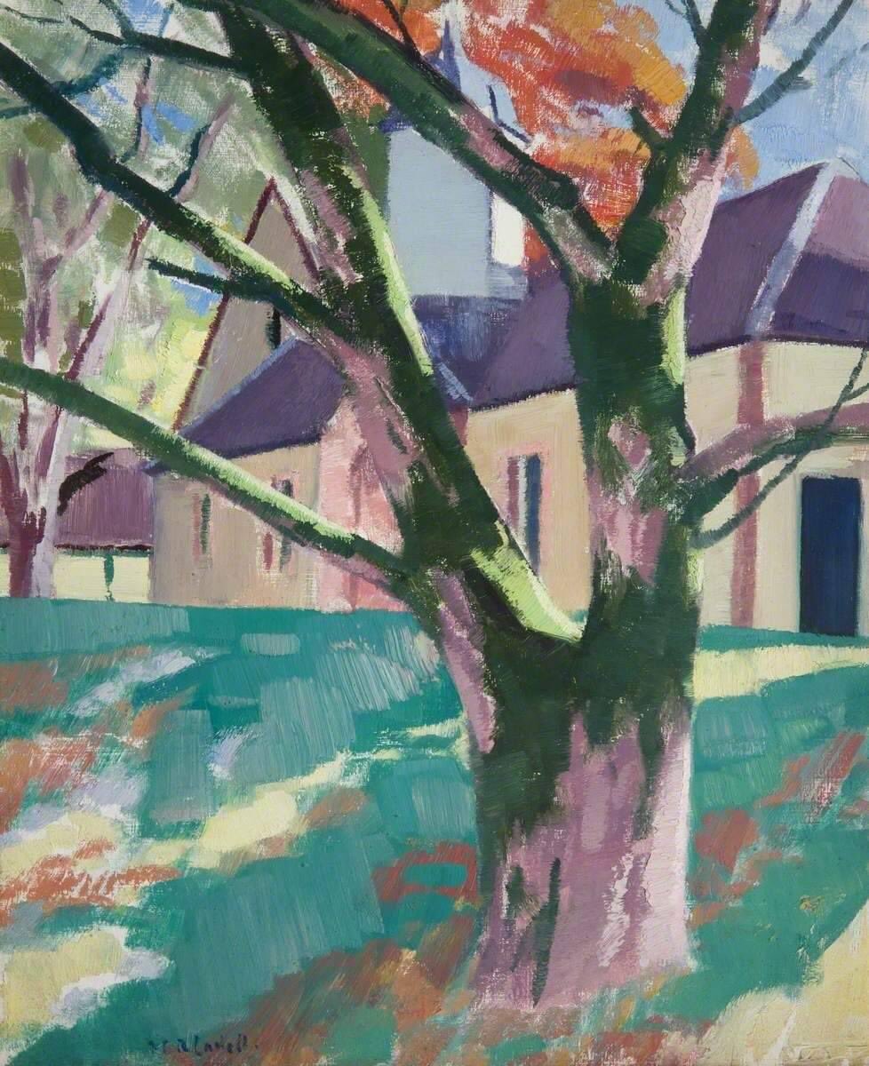 Francis Campbell Boileau Cadell (Scotland, 1883–1937)
The Steading, Strachur (n.d.)
oil on canvas 44.6 x 37 cm
