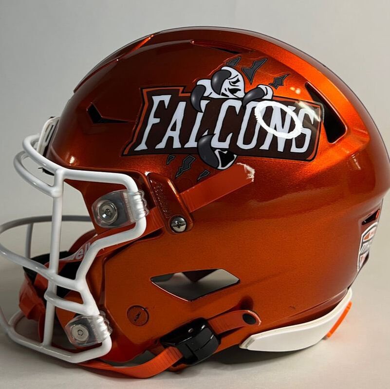 This Saturday Bowling Green is set to wear helmet logos designed by kids

The offense will wear the helmet logo on the left

The defense will wear the helmet logo on the right 

(h/t <a href="/wtfcoach/">Blaise D'Sylva</a>)