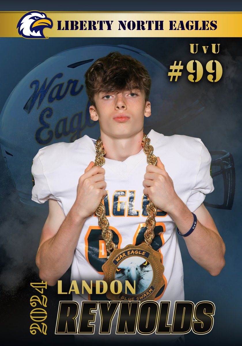 Rounding out our week of Senior Recognitions, we want to give these young men a great big Senior Shout Out!  #42 Collin Lafferty, #90 Steven Graves, #93 Gauriel Osei Bonsu, and #99 Landon Reynolds  Here We Go EAG-LES, Here We Go!! #UvU