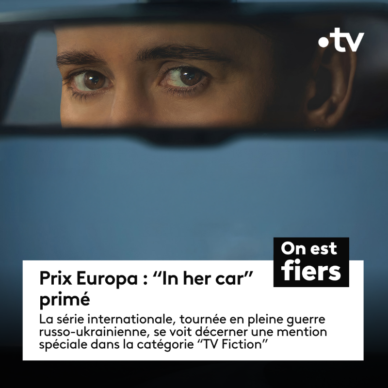Francetele's tweet photo. 🏆 🇪🇺  #PrixEuropa | La fiction et l'investigation de service public ont été récompensées au @PRIXEUROPA à Berlin !

Une reconnaissance européenne pour les fictions :
• In Her Car
• Parents à perpétuité

Et le complément d'enquête :
• Marseille : encore mineurs, déjà tueurs