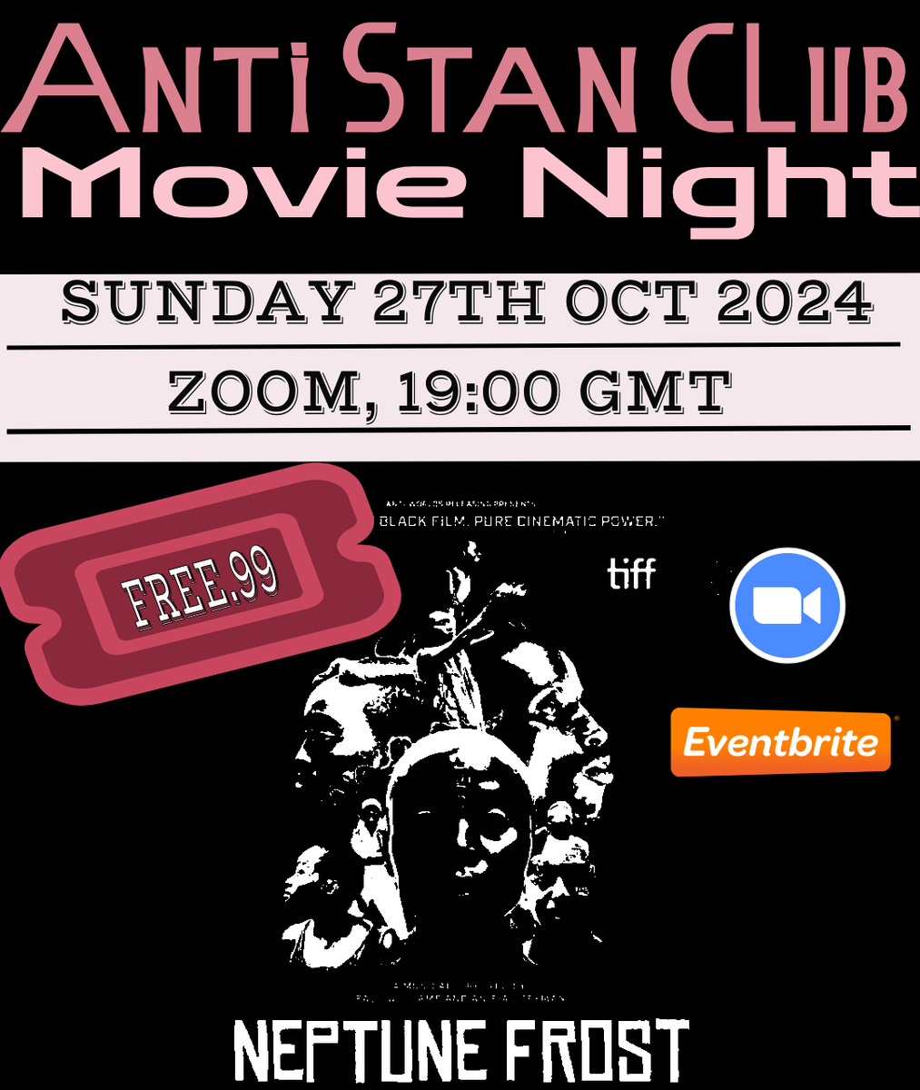 AntiStanClub's tweet photo. This movie night is our third, we've watched B-Boy Blues, Mali Blues and at the end of the month we are watching Neptune Frost 🌌❄️

https://t.co/OlpQo6iAdG https://t.co/sJX3iaQLRH