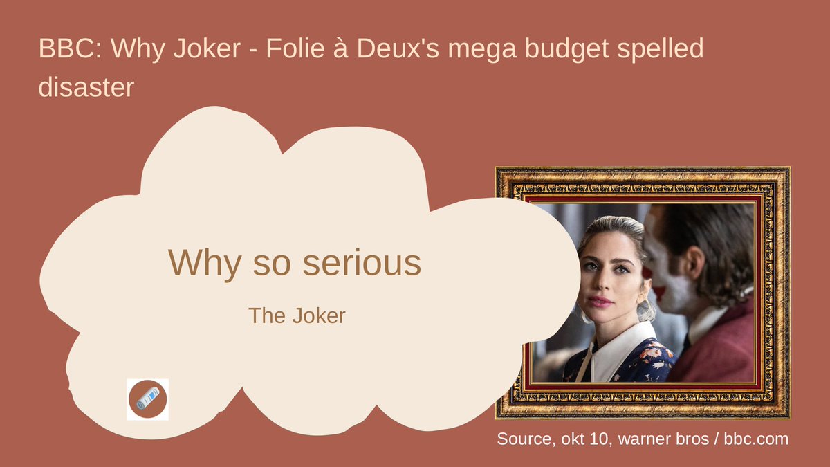 Thx for your comment, appreciate the RT

#The_Joker   #Lady_Gaga   shorturl.at/w2uov