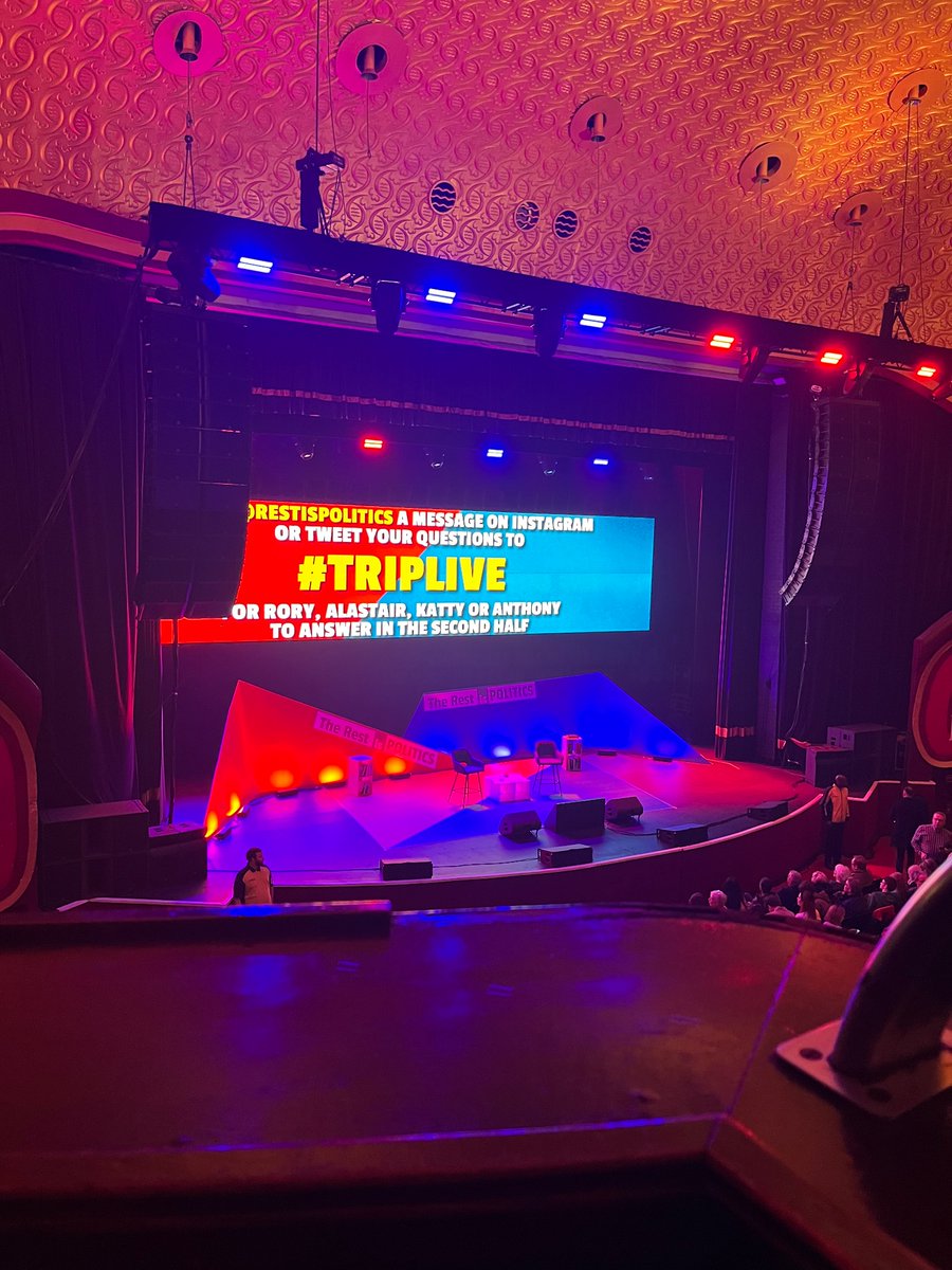 Swapping my Sunday podcast for the real deal on a Friday night instead.