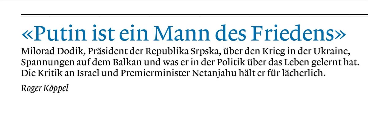 patrik_mueller's tweet image. Weltwoche durchgeblättert: &quot;Putin ist ein Mann des Friedens&quot;, lernen wir da, und dass es ganz übel ist, wenn ein Schweizer Kriegsreporter (Kurt Pelda) für Recherchen die russische Grenze überquert... Jemand überrascht?