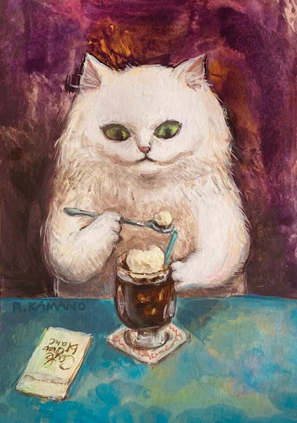 お天気のいい日は、ちょっとひんやりしたコーヒーフロートはいかがでしょう 