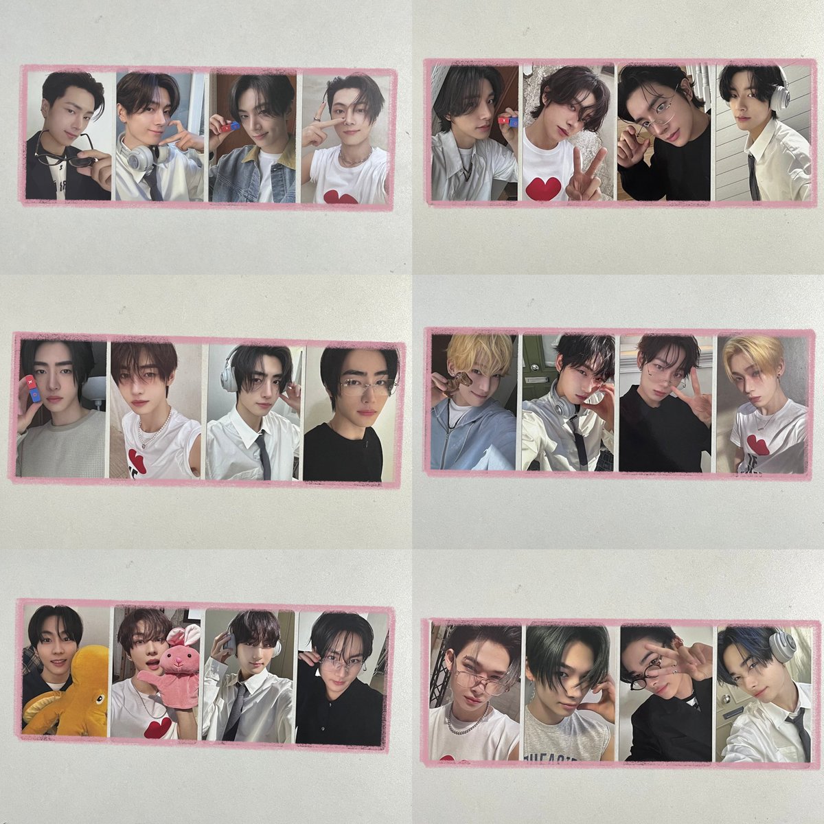 ꒰🛒꒱ wts lfb ph | #riesells 

— enhypen photocards (₱500 each member set)

🤍 onhand &amp; all in good condition
☁️ payo (prio) / 3 days reservation
✉️ dm or reply if interested

🖇 enhypen jungwon heeseung jay jake sunghoon sunoo ni-ki r:u romance untold dicon engene