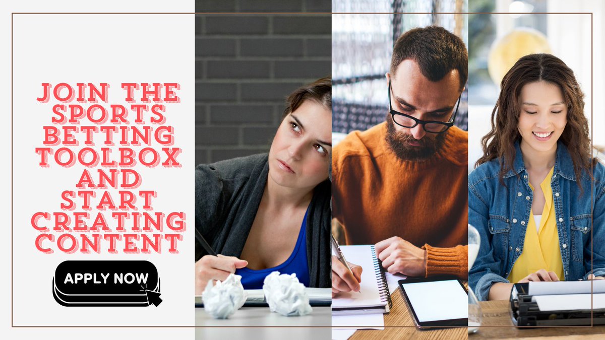 We need writers, podcasters, and video creators who can talk about sports betting like you do with friends. There's no hype, just real talk. Join the Sports Betting Toolbox crew and start creating content that matters. Apply today! #SportsBetting #JoinUs