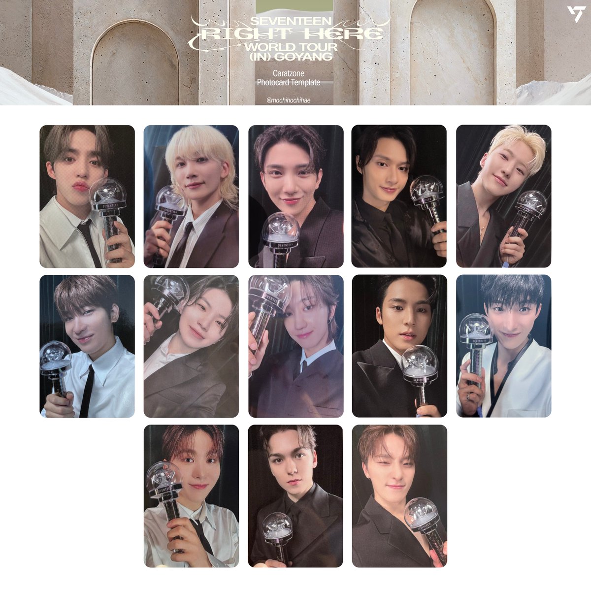 seventeen right here: world tour in goyang — caratzone photocard