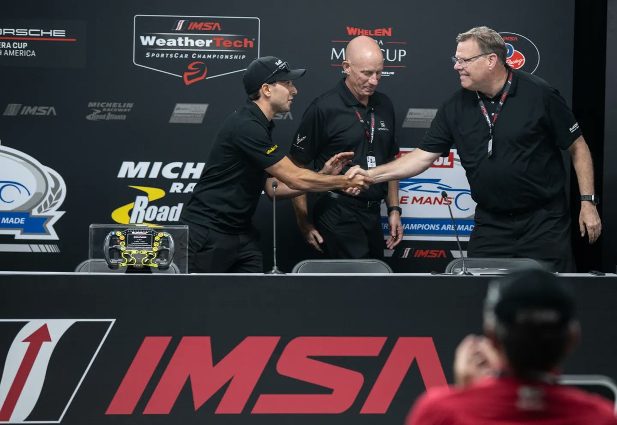 PipoDerani's tweet photo. Very special day today. Honored to be celebrated by the team and to say thank you in person to the people who gave me the chance to succeed in the sport. And on top of it all, I get to take home my DPi championship winning steering wheel. Mr Gary Nelson, John Doonan, Sonny Whelen, Jim Campbell, Eric Warren and all the other people who were there, Thank you 🙏🏻. Now, time to RACE!!! Photo: José Mário Dias