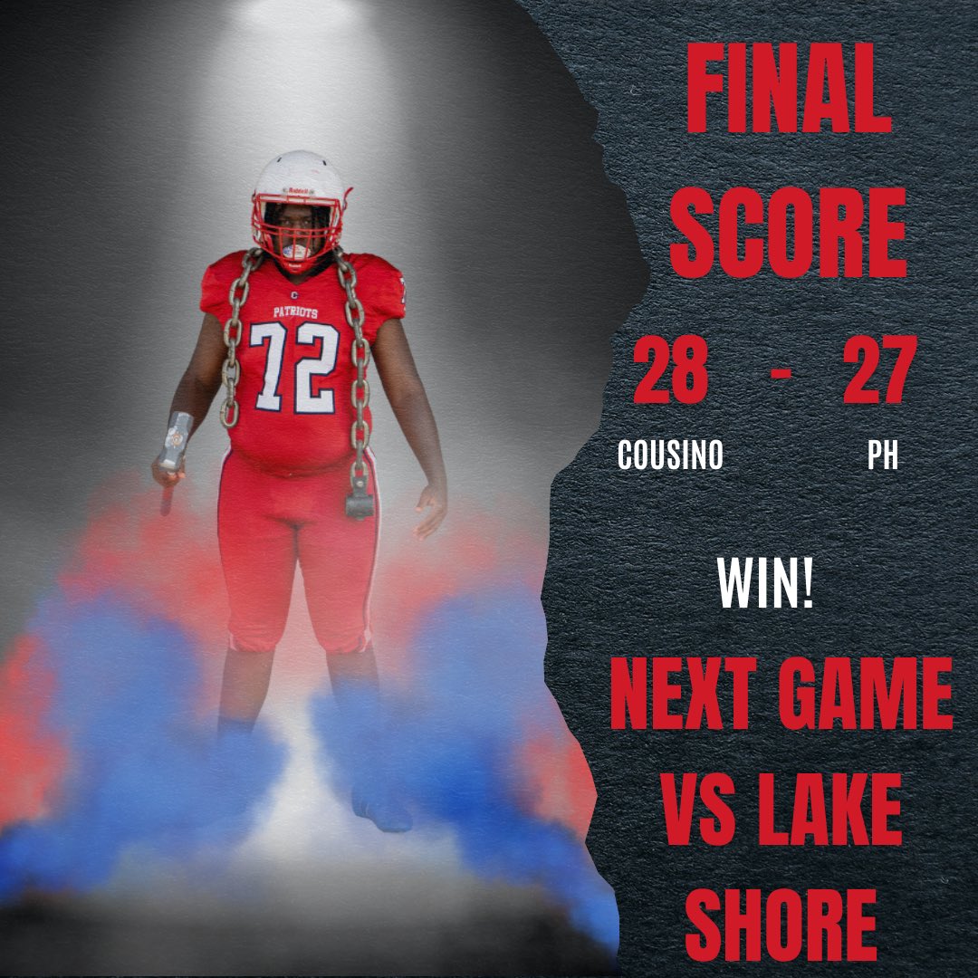 Cousino Patriots Football (@gopatsgo) on Twitter photo 