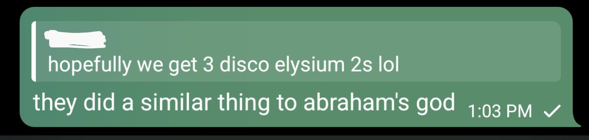 my final thoughts on the matter