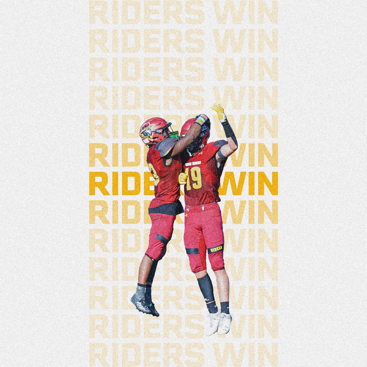 Headin’ back home with the W

Riders 35 - RC Stevens 7