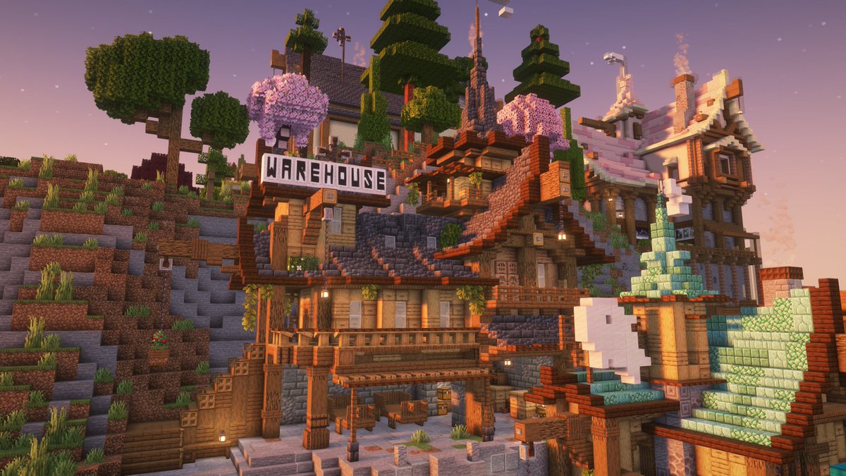 PNZ__________'s tweet photo. 倉庫

 #Minecraft https://t.co/K9f5dO9jeF