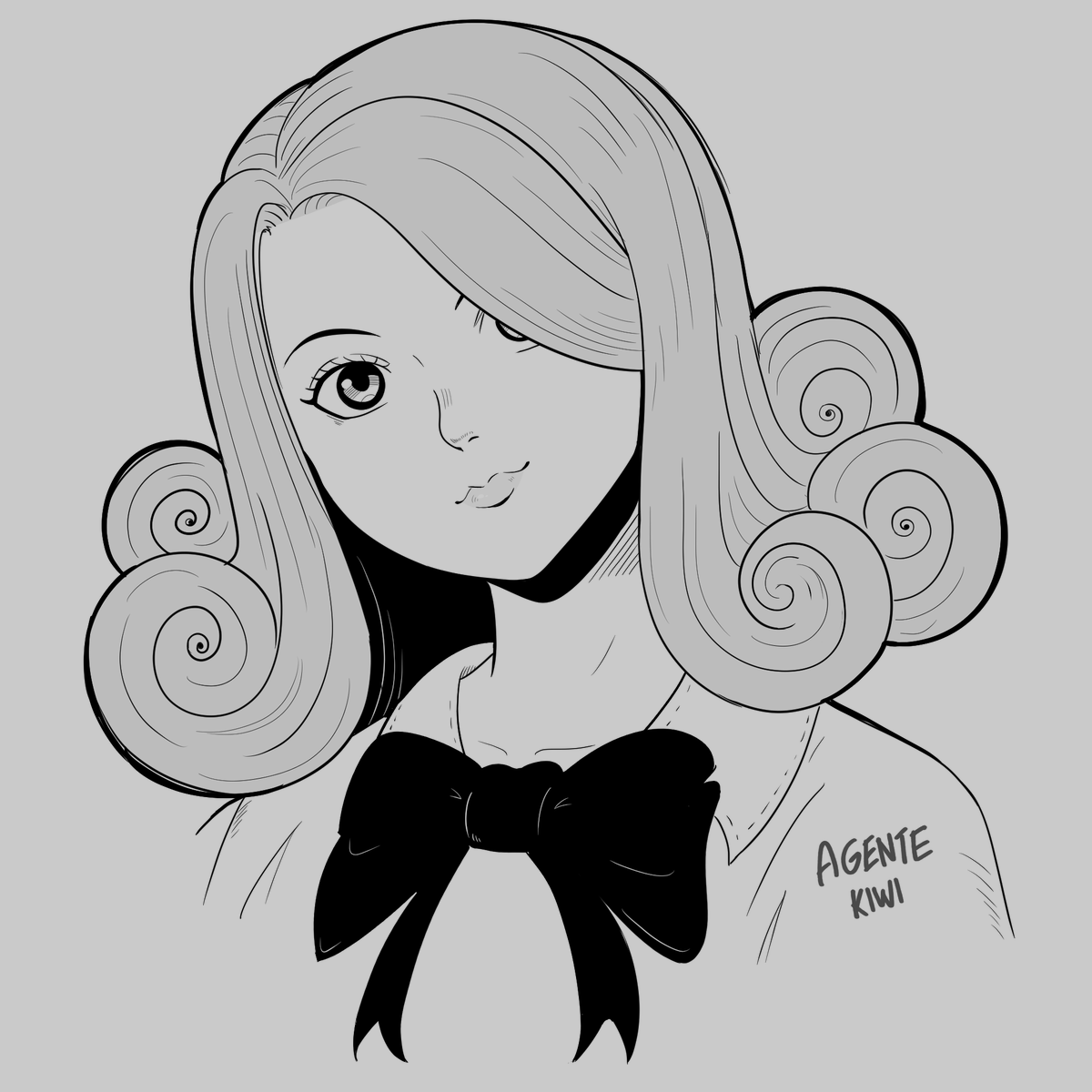 AgenteKiwi's tweet photo. Día 11: Black Bow 
 #spookysweetober #Uzumaki #fanart https://t.co/mfyIWk2dqx