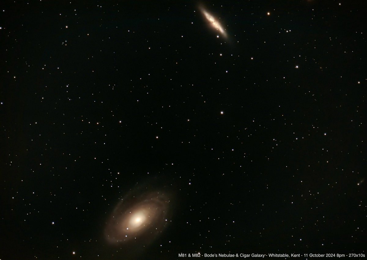 MikeM67's tweet image. Some “normal” astrophotography tonight, after the aurora excitement of yesterday #Astrophotography #whitstable