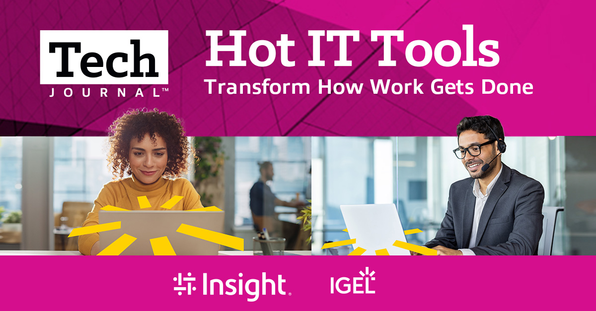 InsightEnt's tweet image. Yes, endpoint protection can really be this easy. 

In the latest #TechJournal, discover how IGEL-powered laptops and devices secure your data, applications, and users — all with simple management and optimal efficiency.

Read now → ms.spr.ly/6005m9Dp9