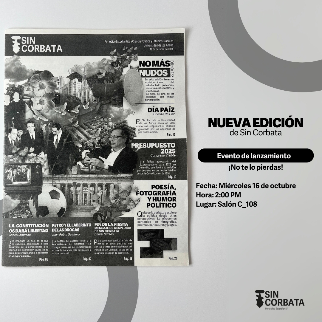 Ciencia Política y Estudios Globales Uniandes tweet media