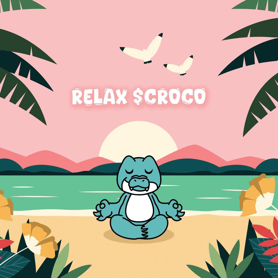 CrocoSui's tweet photo. RELAX $CROCO this's time to eat the dipp https://t.co/2rgzuLpMys