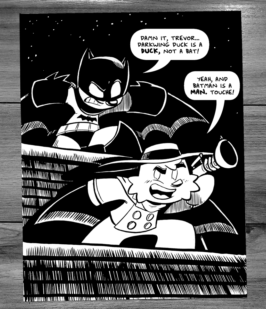 Fuzzy and Trevor participate in Batober 