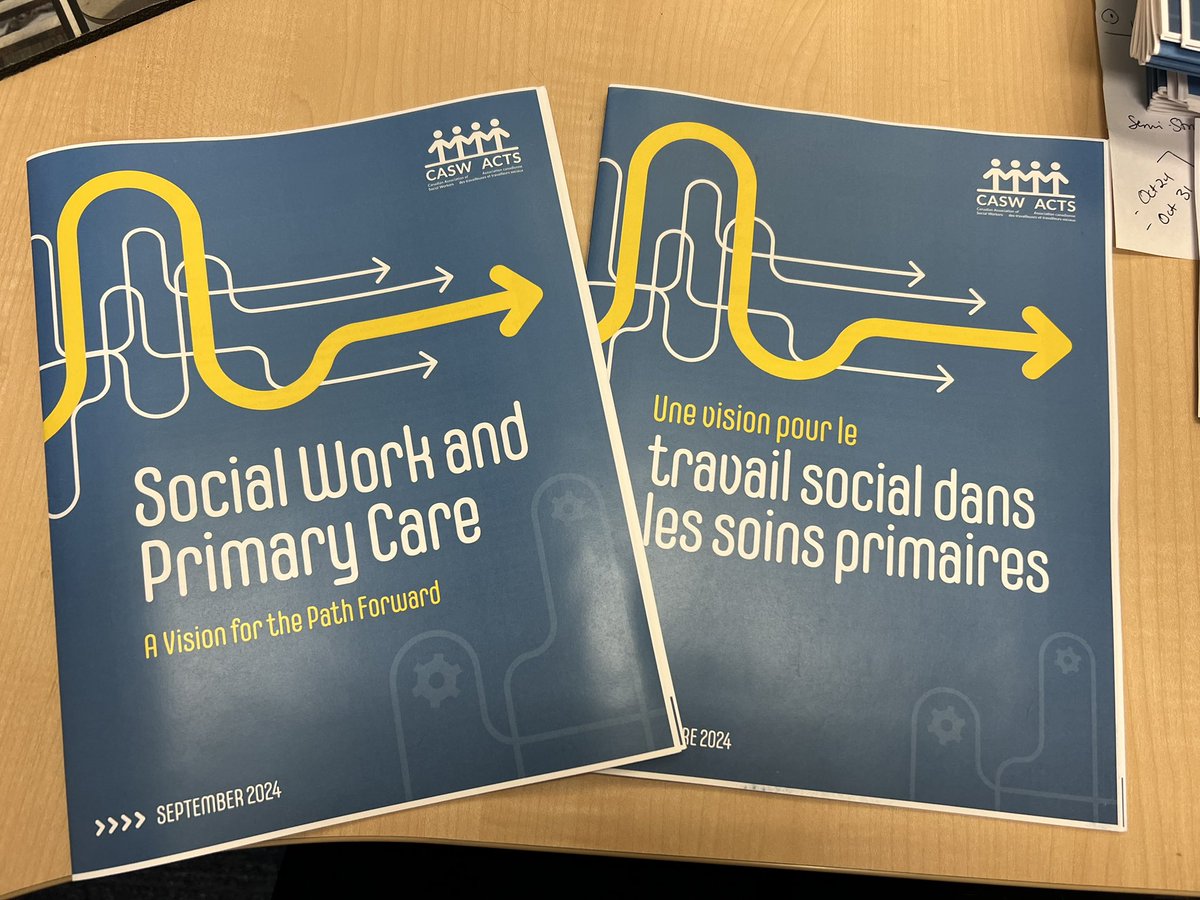 Rachelle Ashcroft (@rrashcroft) on Twitter photo Nice way to end the week! Just received from <a href="/CASW_ACTS/">CASW / ACTS</a> … fresh off the press, printed copies of the social work & primary care report. <a href="/TPC_ESP/">Team Primary Care | Équipe de soins primaires</a>
casw-acts.ca/files/document… Nice way to end the week! Just received from <a href="/CASW_ACTS/">CASW / ACTS</a> … fresh off the press, printed copies of the social work & primary care report. <a href="/TPC_ESP/">Team Primary Care | Équipe de soins primaires</a>
casw-acts.ca/files/document…