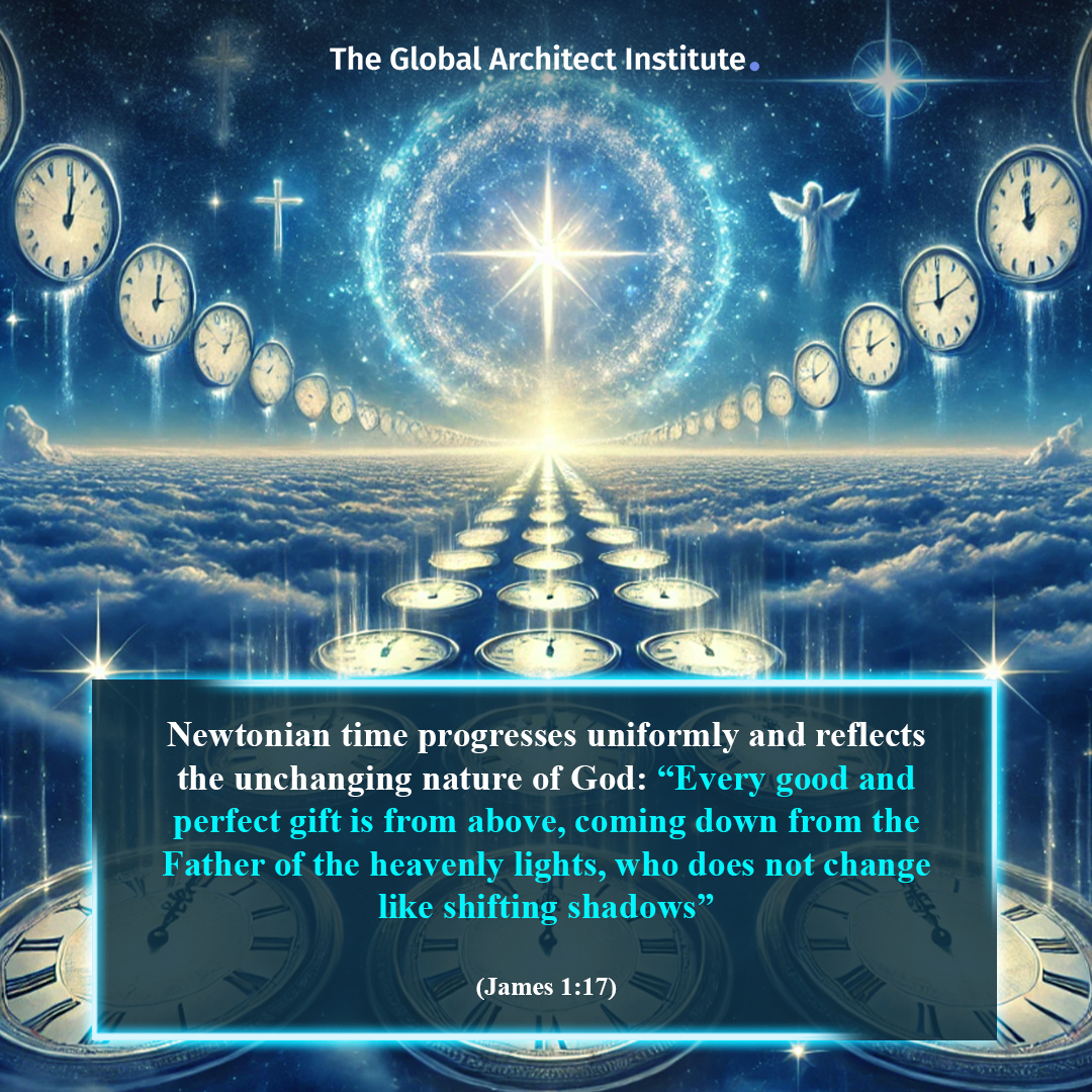 TheGlobalArchit's tweet photo. Newtonian time progresses uniformly and reflects the unchanging nature of God: “Every good and perfect gift is from above, coming down from the Father of the heavenly lights, who does not change like shifting shadows” (James 1:17).
#SimulationHypothesis #SimulationCreationism https://t.co/TAAyxKjZMq