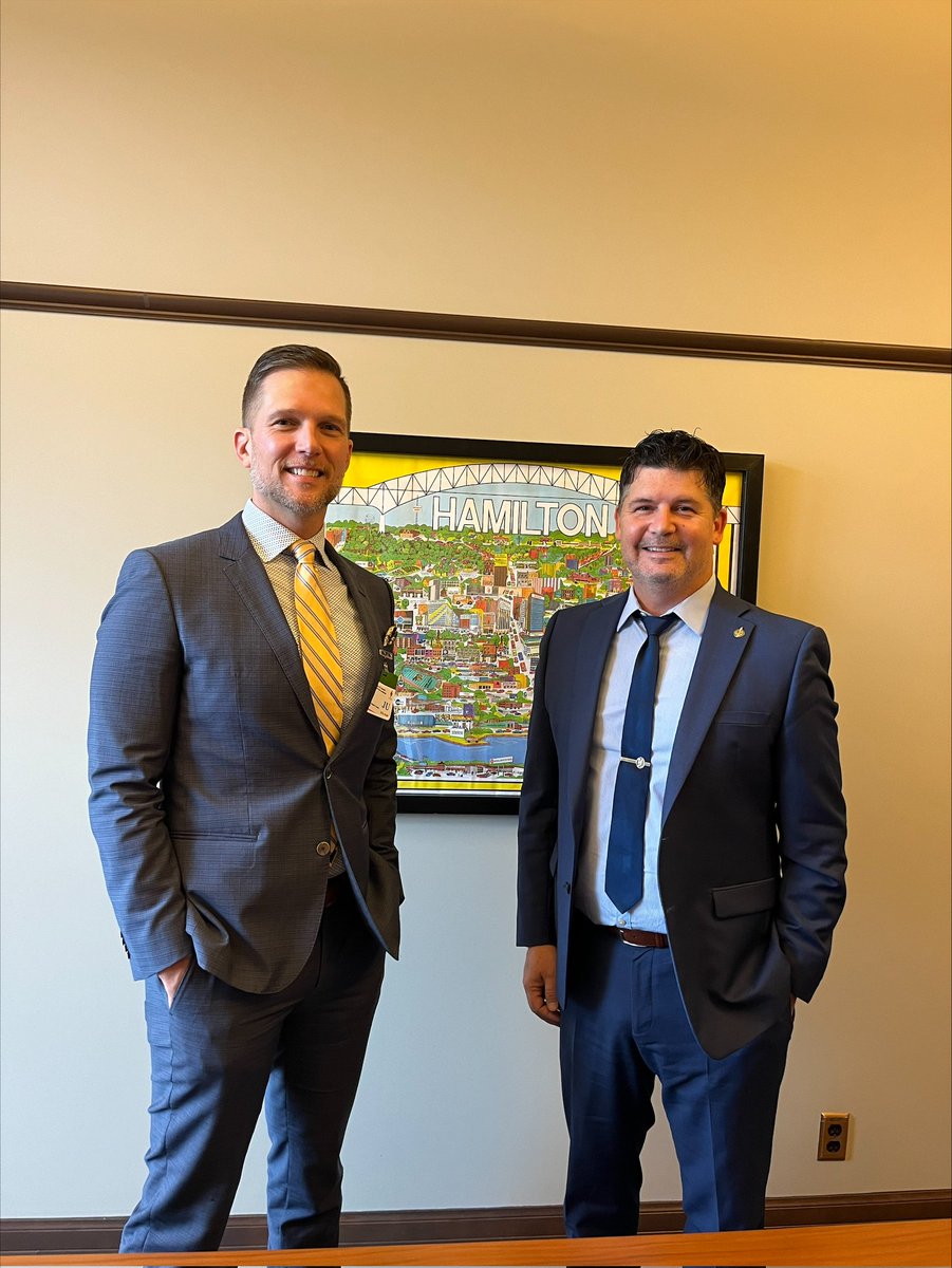 Great week in Ottawa meeting with <a href="/CISCICCA/">CISC-ICCA</a> stakeholders &amp; many elected officials with steel industry employers in their ridings. Tariffs and ensuring taxpayer-funded projects use Canadian fabricators topped the agenda. It was good to catch up with #HamOnt MP @ChadCollinsMP.