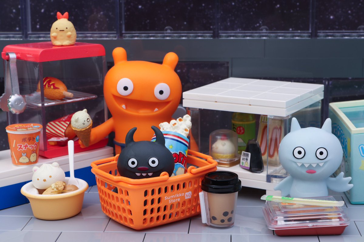 A late night snack attack means a trip to the convenience store! #howuglyru #uglydolls