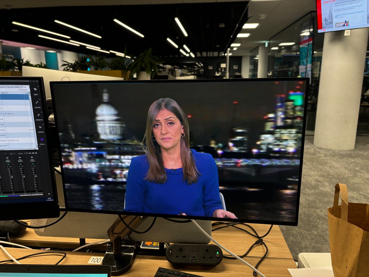 From a red carpet on the Southbank to the studio for the ITV London late bulletin! I’m ready for the weekend x