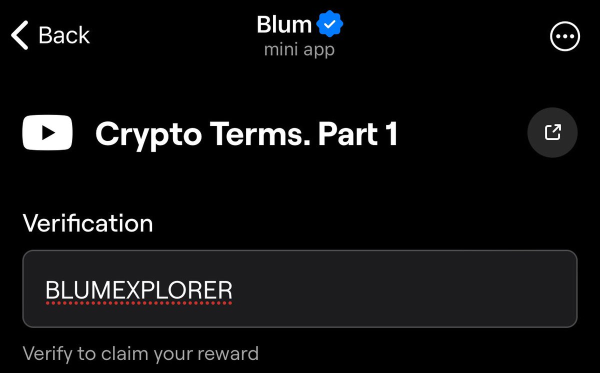 justcallfreddy's tweet photo. BLUM VIDEO CODE TODAY

Crypto Terms. Part 1
• BLUMEXPLORER

🚀 Follow me, Like, and  Retweet for more daily combos!

#codes #cryptogames #dailycodes #Crypto https://t.co/NJfqHDyN9X