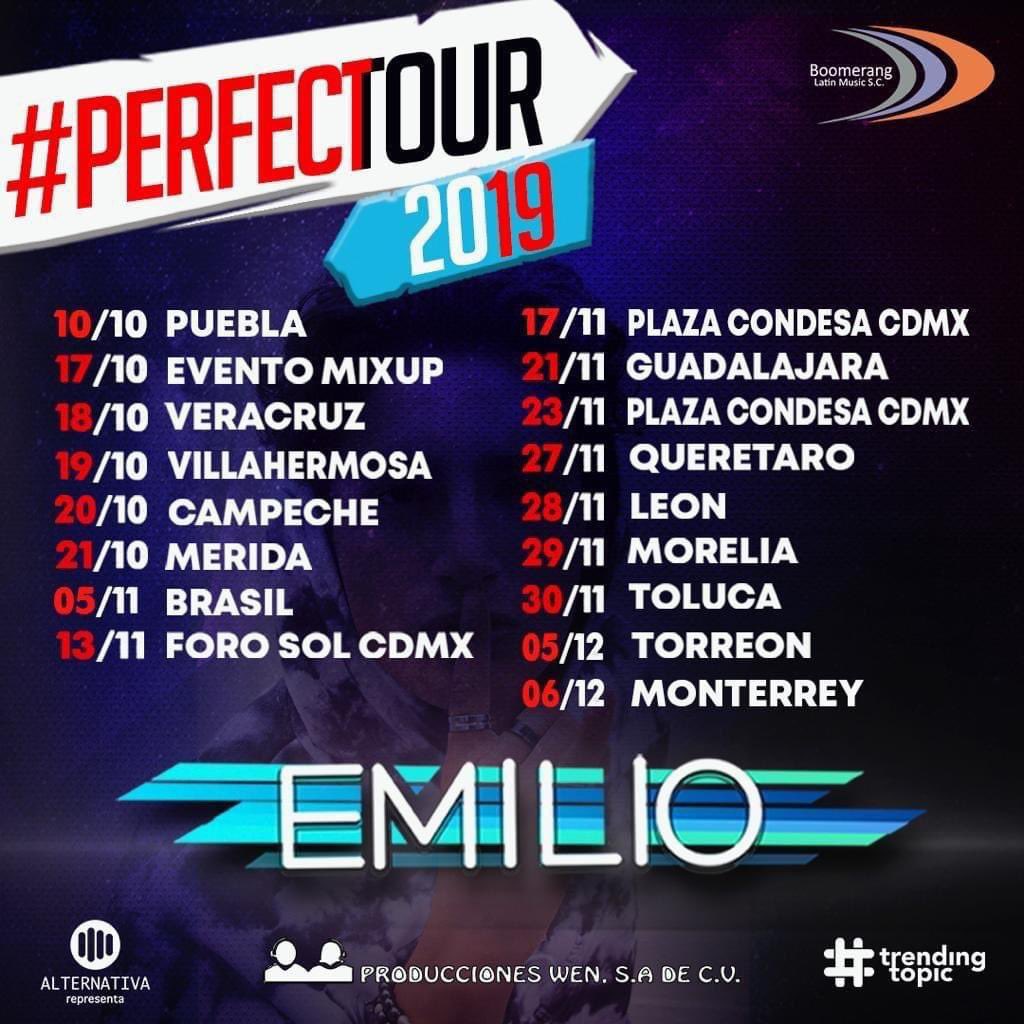 EmilioSites's tweet photo. ⏳| Throwback 2019
¡Un día como hoy pero hace 5 AÑOS ya comenzaba la gira nacional e internacional de Emilio, #Perfectour, haciendo que él con tan sólo 16 años cumpliera una pequeña parte, un inicio de este gran sueño en la música que actualmente sigue cumpliendo! 🎶🌟 https://t.co/rCUyTi4SKs