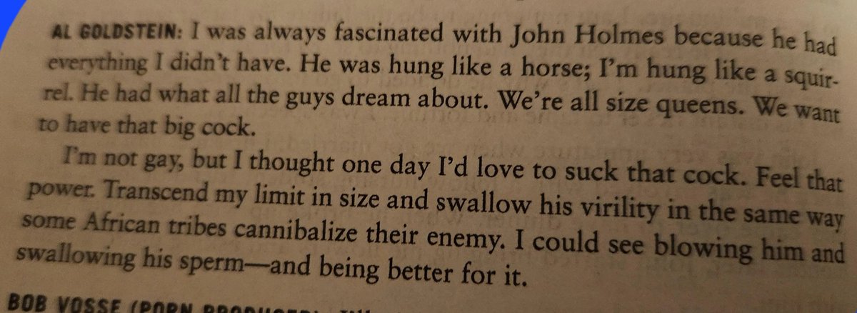 This is really under-discussed. Blacks have the same average penis size  as Whites in the U.S.

Many average-sized Blacks believe they're small when they're actually normal.

All because of a subversive fixation pushed by men like the "father of porn," Al Goldstein: