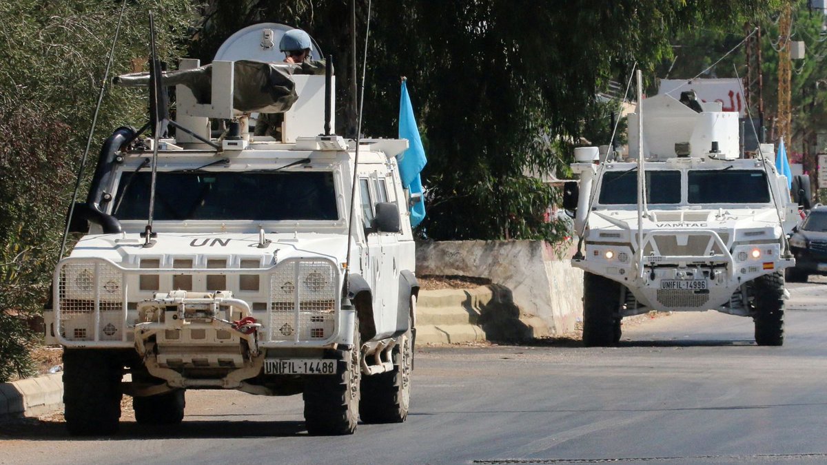 MericanGrit's tweet photo. EU nations 'outraged' after UN peacekeepers injured - and accuse Israel of violating international law: The leaders of France, Italy and Spain have condemned "unjustifiable" Israeli attacks that have hit the United Nations peacekeeping… https://t.co/y5r6LEZZck #BreakingNews https://t.co/NYUiIeVFj0