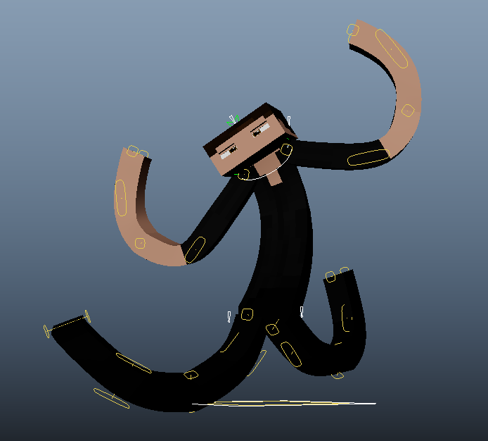 Indernob's tweet photo. Finally, finished my Maya rig https://t.co/lXwwrUOk70