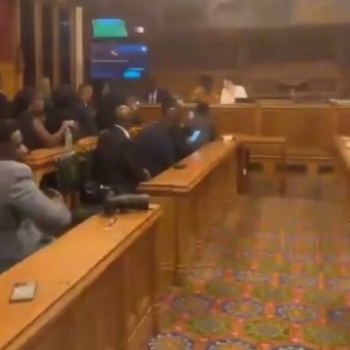 A source just told me that the New Force candidate, Cheddar, wasn’t invited by any sitting UK MP. 

They rented the Churchill Room within the UK Parliament grounds and played their campaign video to their own guests. 

He was with the deported spokesperson

This fraud is brazen