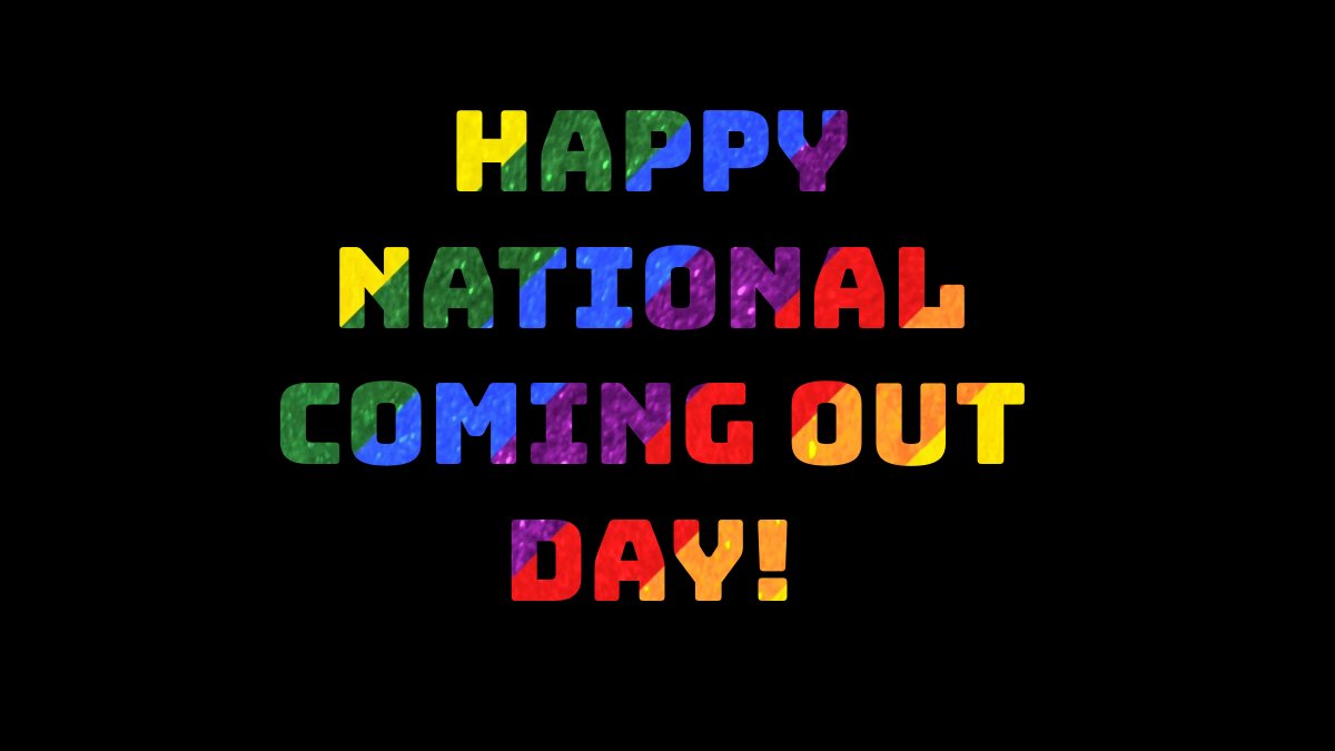 Coming out was one of the scariest things I've ever had to do.

I am so proud of that Jeff, though.  Had he not had the courage then, I would have missed out on the beautiful life I'm living now.

 #NationalComingOutDay
