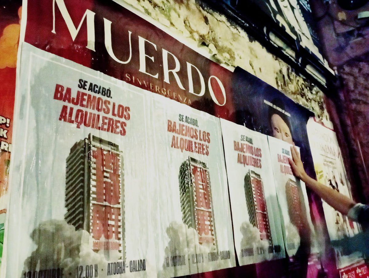 Las calles hablan.

El 13-O se lo gritamos. Vamos a morder

Gracias a todas las organizaciones y partidos políticos que están pegando carteles y apoyando la movilización.