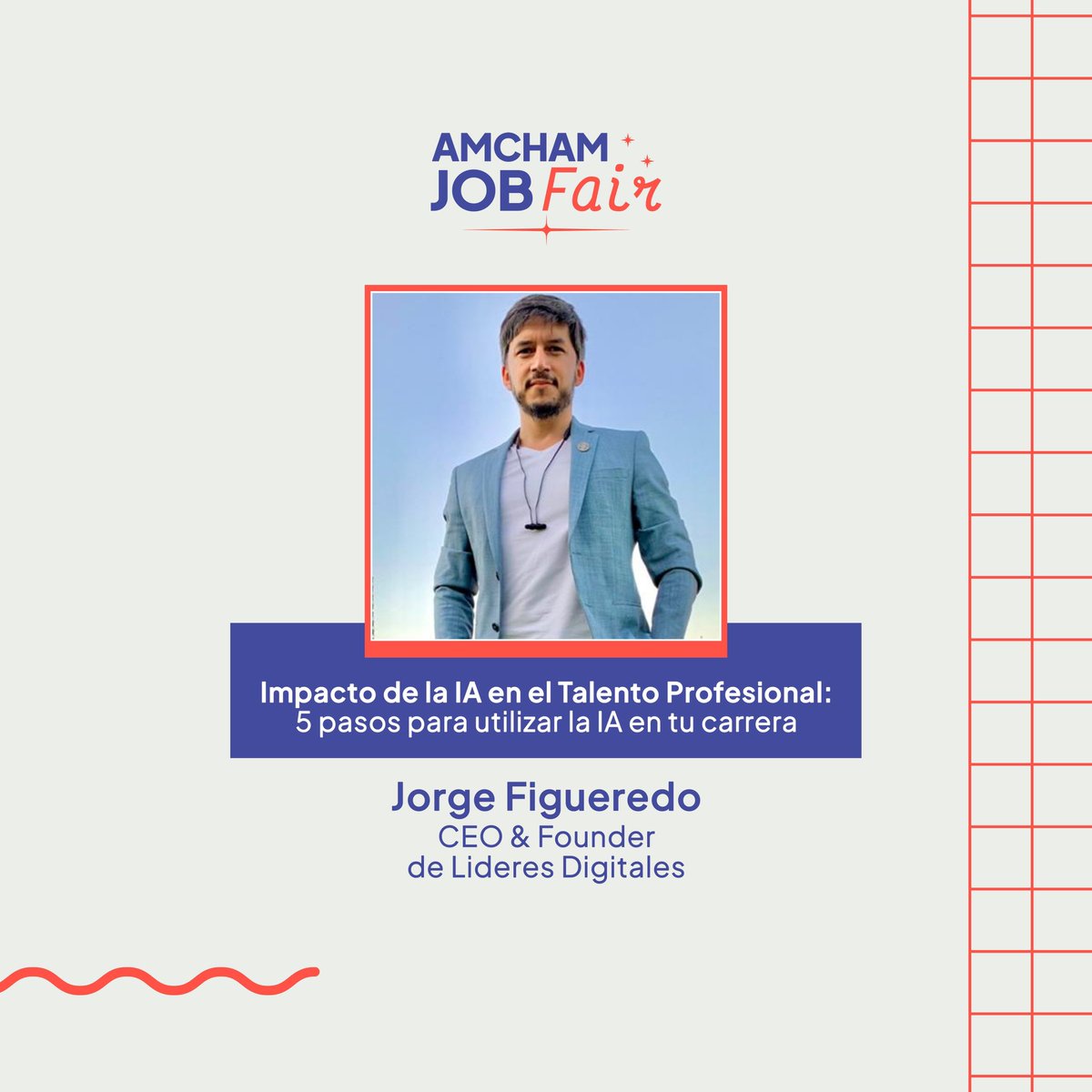 Estas son las charlas que tenemos para vos en AmCham Job Fair.💫

👏🏼 Aprovechá esta oportunidad para aprender directamente de los líderes de las mejores empresas nacionales e internacionales para potenciar tu carrera profesional.💼