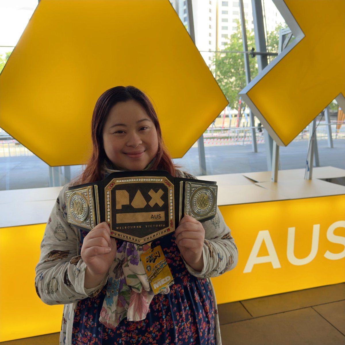 I am the current <a href="/PAXAusChamp/">PAX Aus Championship</a> at @paxaus! Come find me at the queue hall and eventual exhibitor hall to challenge mel! #paxaus #paxaus2024 #PaxAus247