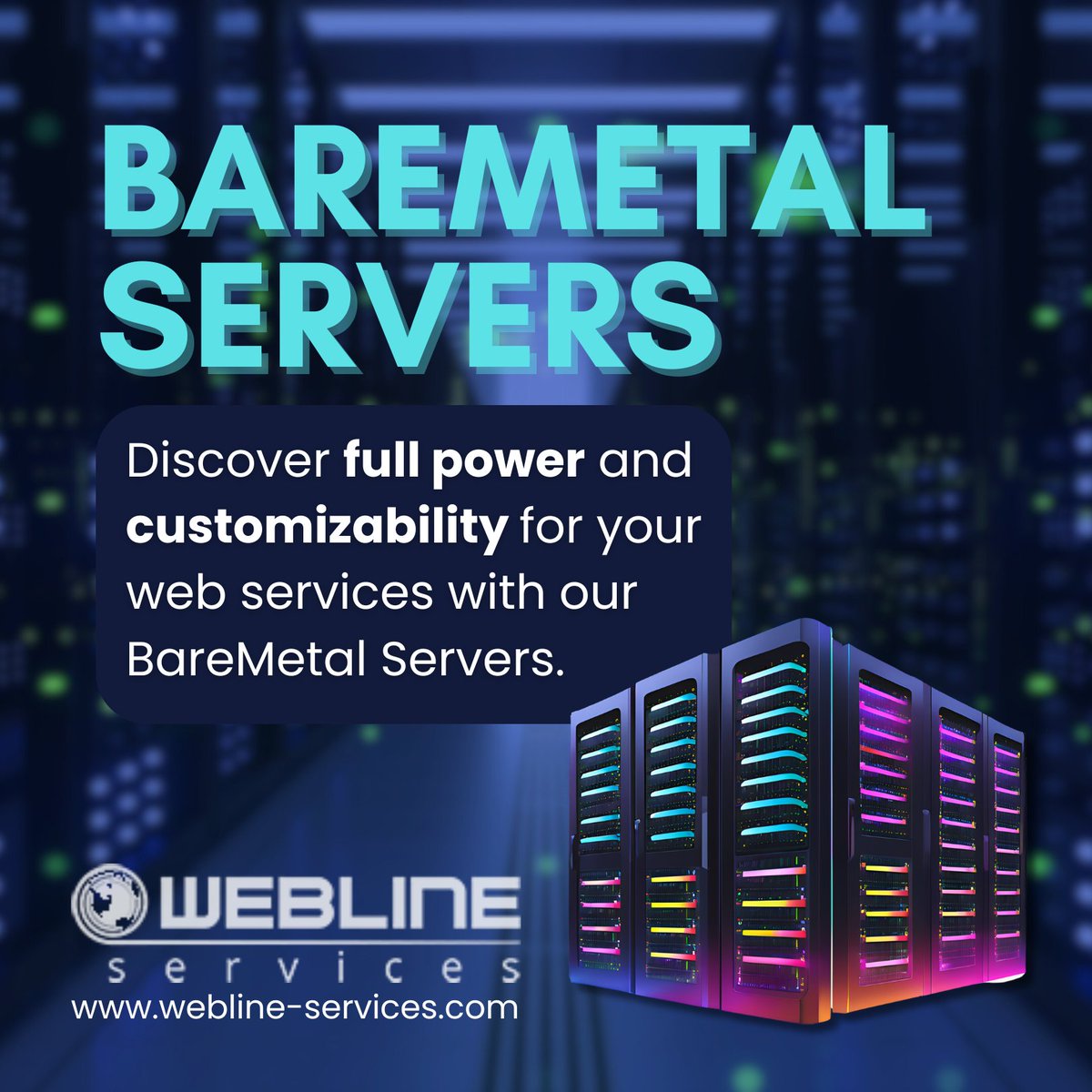 🌐 Experience Unmatched Power with Webline-Services' BareMetal Servers 💻⚡

Our BareMetal Servers deliver top-tier computing power, complete control, and unbeatable security. 🔒 

#WeblineServices #BareMetalServers #DedicatedHosting #Performance #Security #CloudInfrastructure