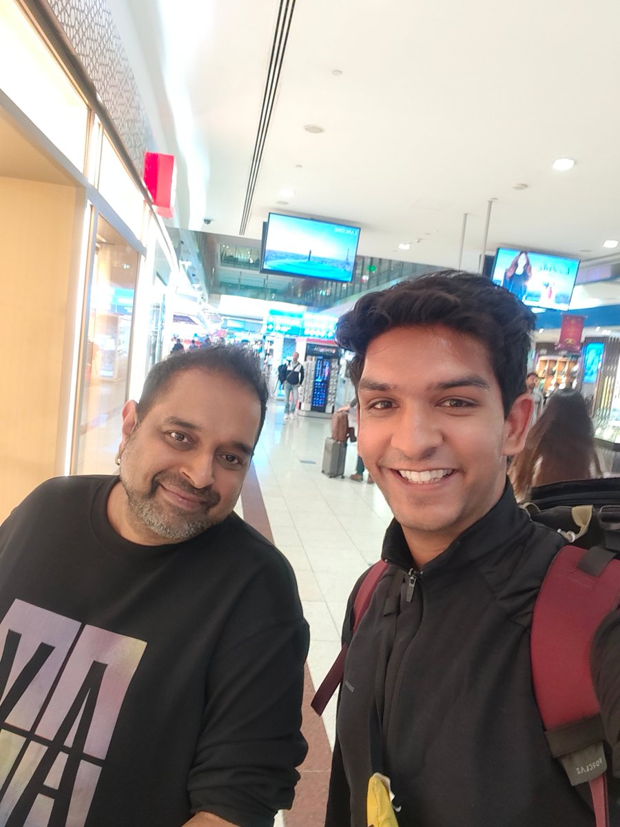 Samarth Mathur (@samarthmathur7) on Twitter photo Ran into <a href="/Shankar_Live/">Shankar Mahadevan</a> at DXB international and we wished each other safe flight (he did it first). What a legend:) Ran into <a href="/Shankar_Live/">Shankar Mahadevan</a> at DXB international and we wished each other safe flight (he did it first). What a legend:)